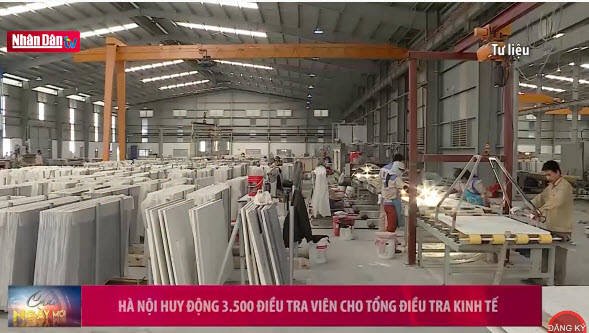 Hà Nội huy động 3.500 điều tra viên cho Tổng điều tra kinh tế giai đoạn 2